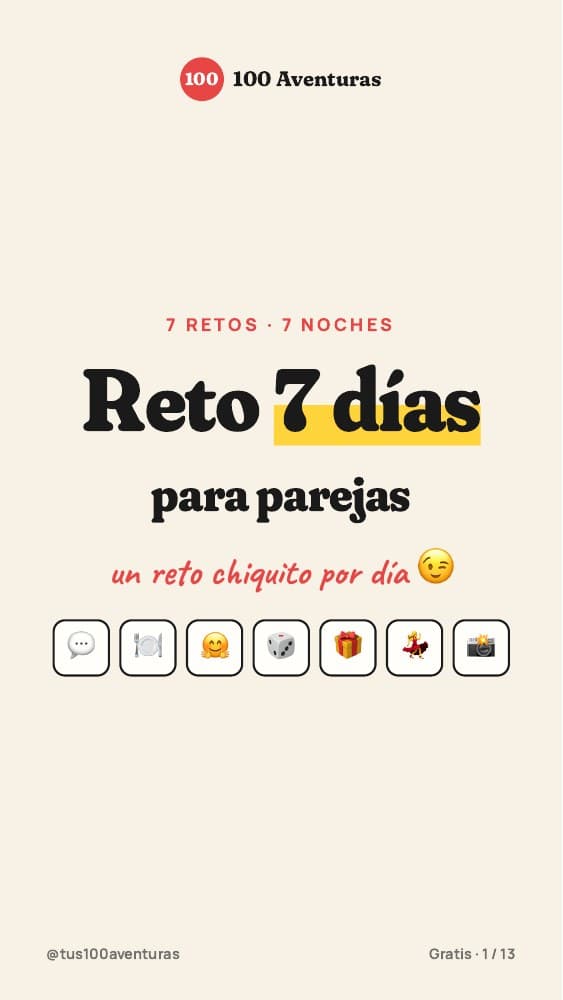 Portada de Reto 7 días para parejas
