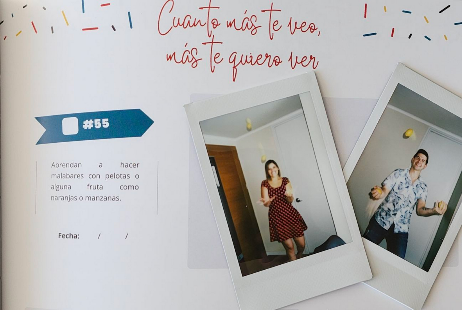 100 Citas Juntos reto aniversario para imprimir pdf novios pareja -   México